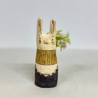 うさぎ花入れ　ha972