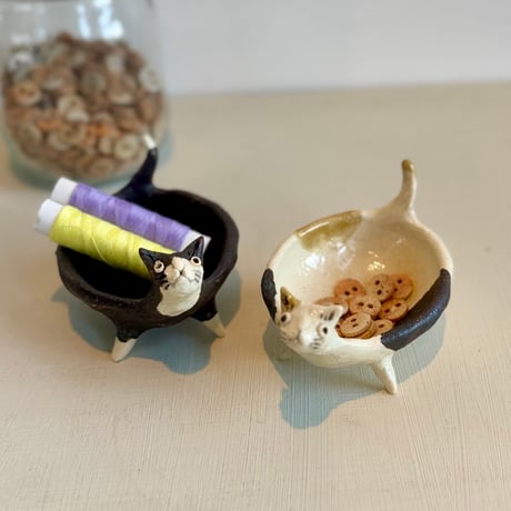 猫型豆鉢　ミケ　so008029