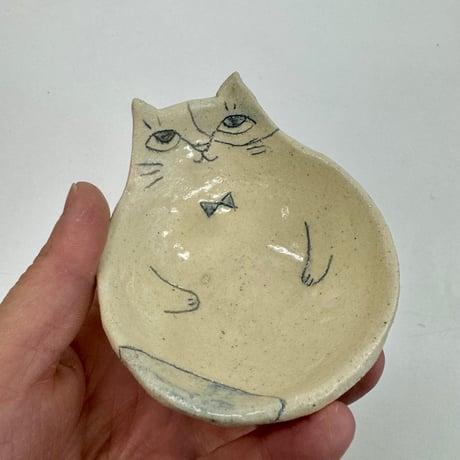 平野照子　猫小鉢　so009225