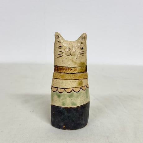 猫花入れ　ha957