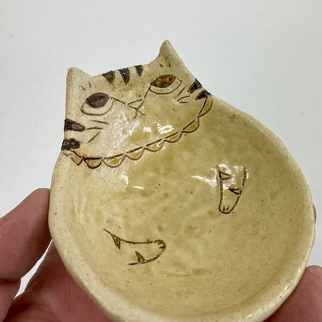 平野照子　猫小鉢　so009299