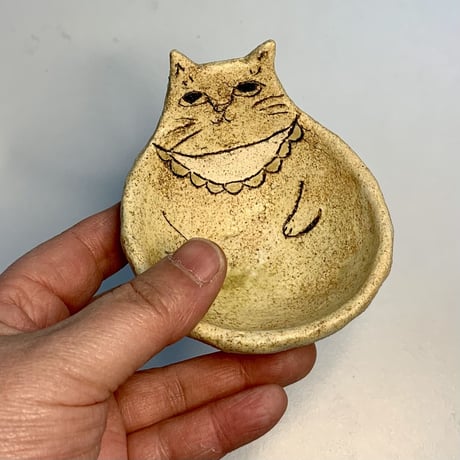 平野照子　ねこ小鉢　so009005