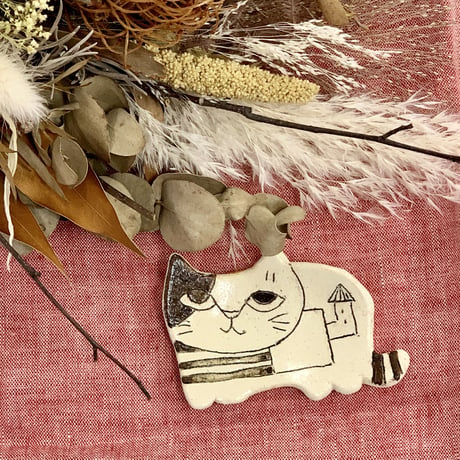 猫型豆皿　sa008029-17