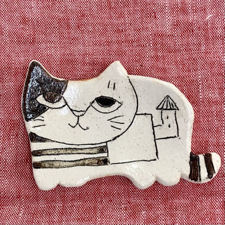 猫型豆皿　sa008029-17
