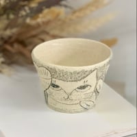 平野照子　呉須フリーカップ　cu002245