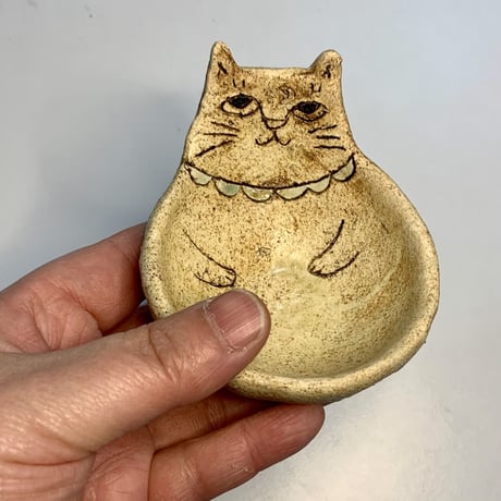 平野照子　ねこ小鉢　so009009