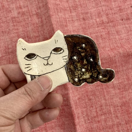 猫型豆皿　sa008029-14