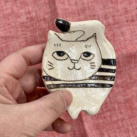 猫型豆皿　sa008029-18