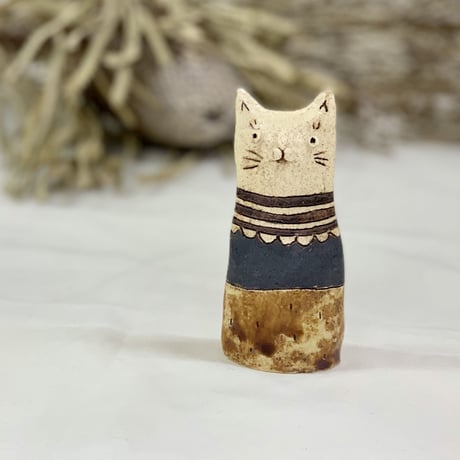 猫花入れ　ha108