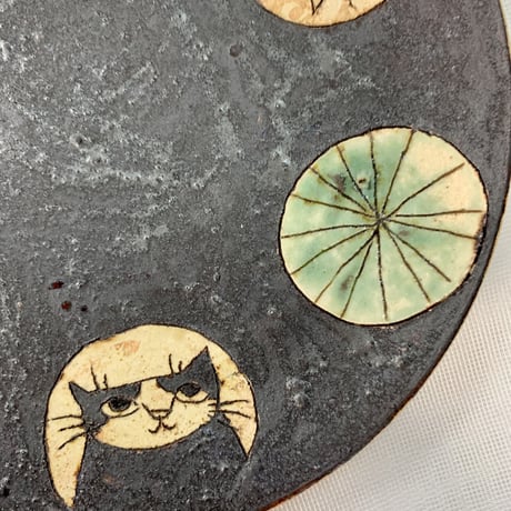 平野照子　7寸皿 sa007025