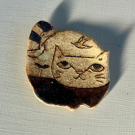 猫型豆皿　2