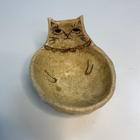 平野照子　ねこ小鉢　so009003