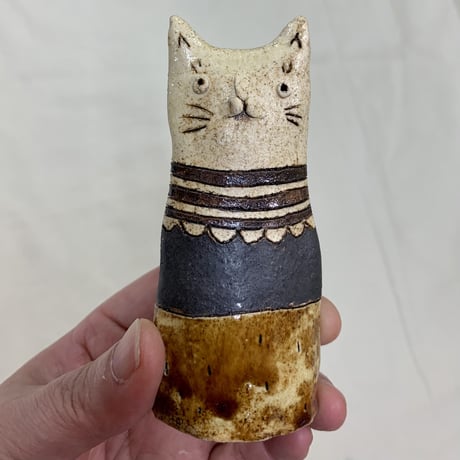 猫花入れ　ha108