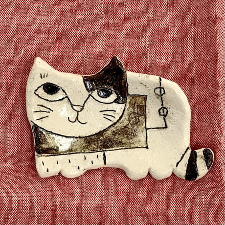 猫型豆皿　sa008029-16