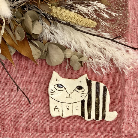 猫型豆皿　sa008029-15
