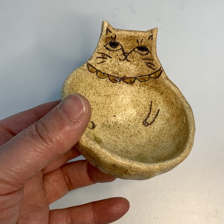 平野照子　ねこ小鉢　so009003