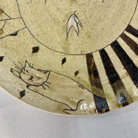 平野照子　7寸皿 sa007027