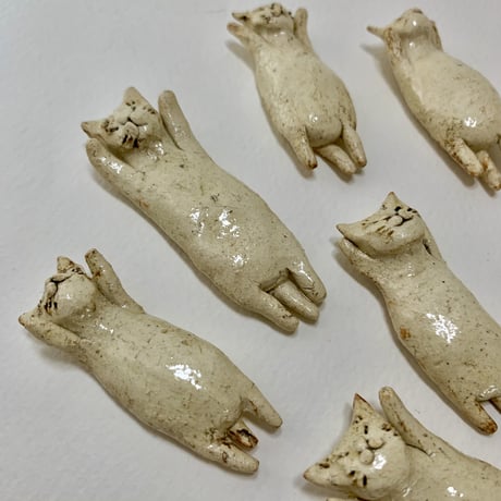 箸置き　万歳猫　hs001001
