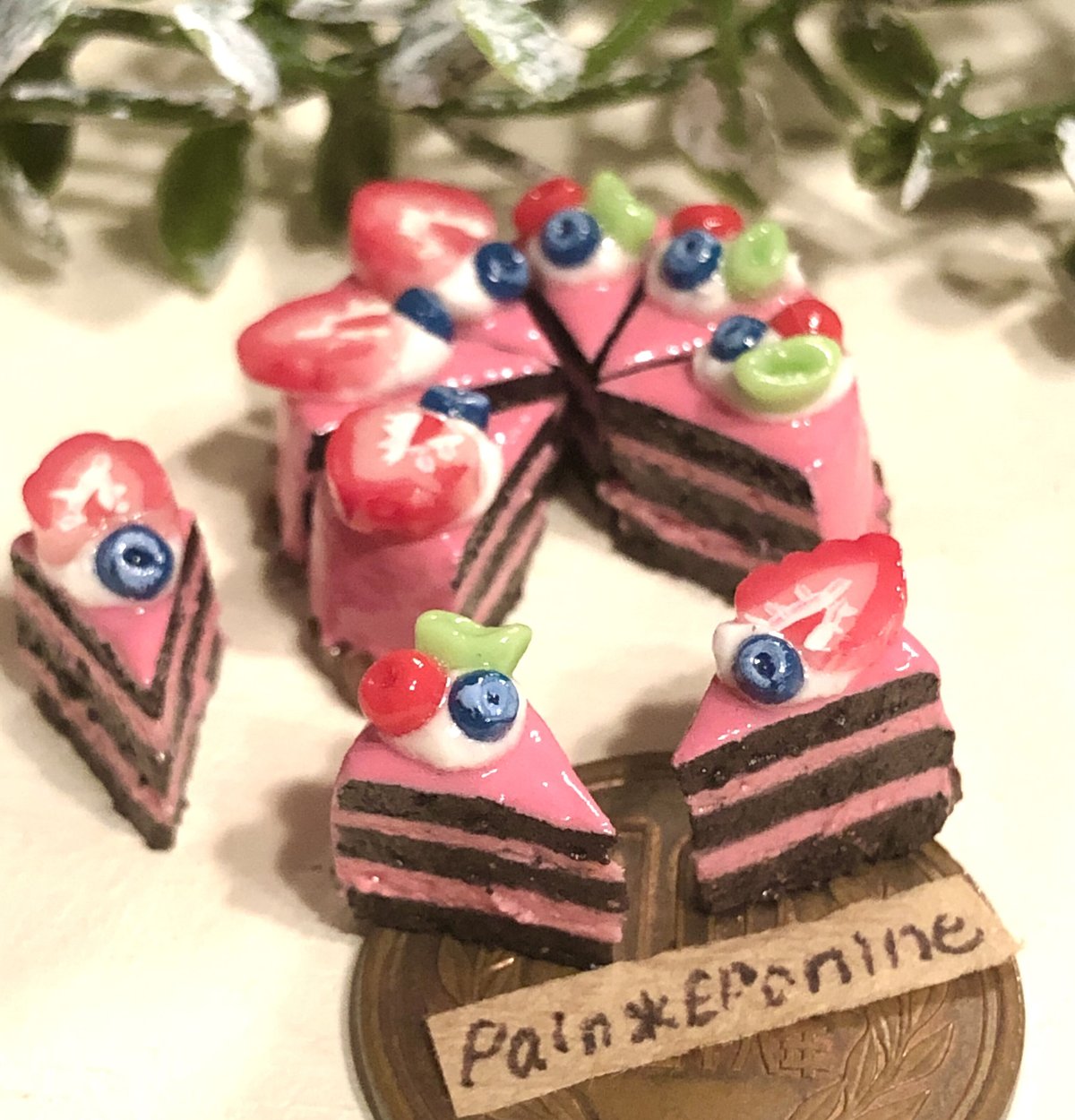 【さくらん様】フェイクスイーツ◆素敵な♡ツイン＊スワンシュー◆リアルサイズケーキ さくらん様】フェイクスイーツ◇素敵な♡ツイン＊スワンシュー