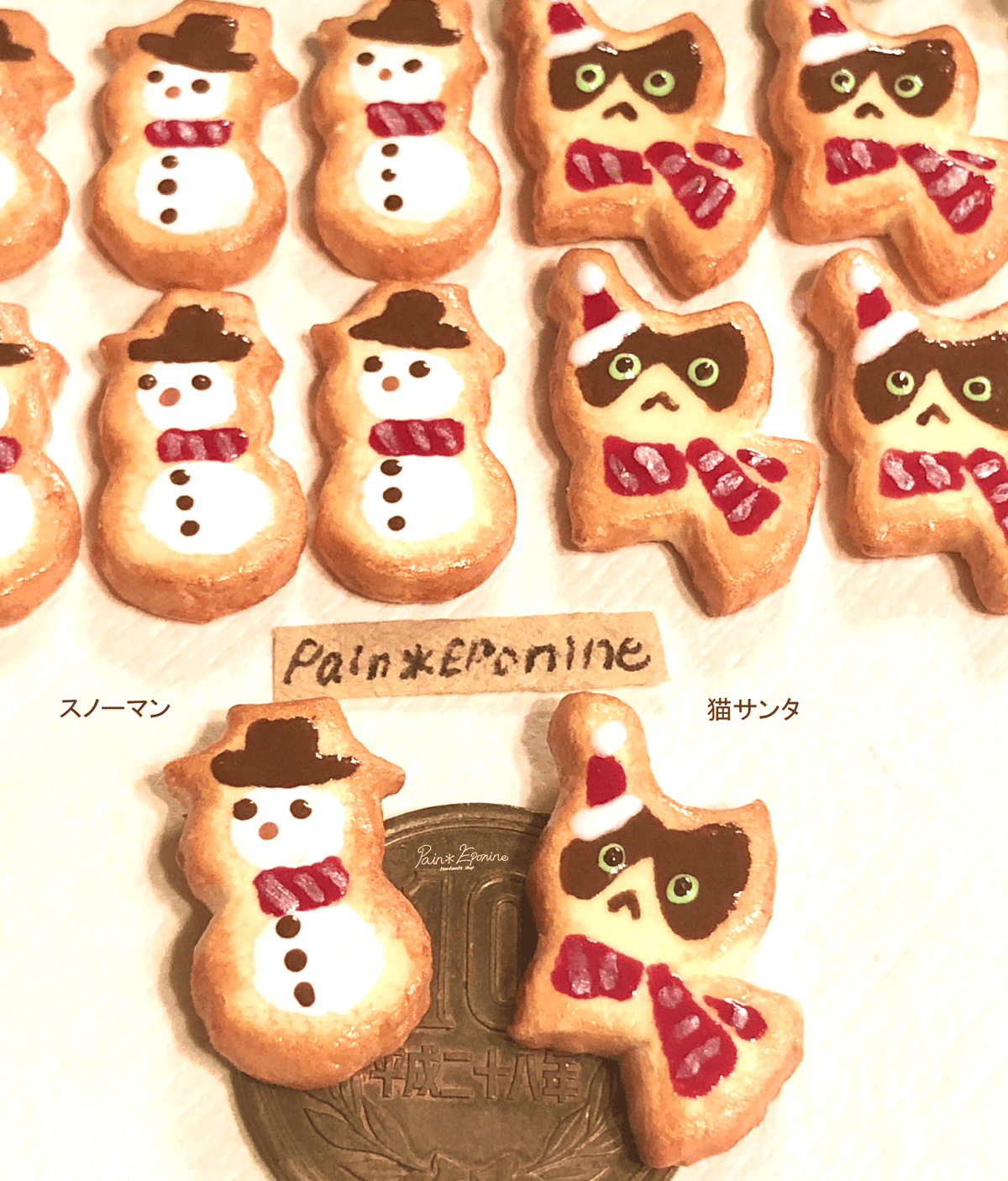 ☆サンタさんが可愛いXmas猫ちゃんイヤリング☆
