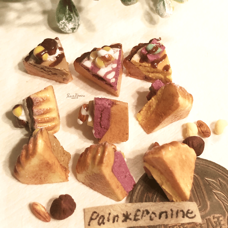 ミニチュアスイーツオーダー　minami様♡ 1個～】ミニチュア秋の味覚のミニタルト | Pain＊Eponine