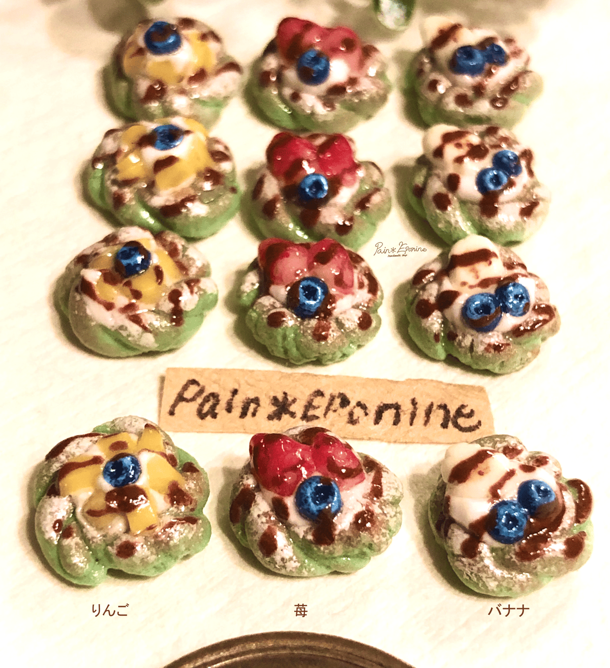 オーダーページ✰抹茶カメロンパンストラップ フェイクスイーツ