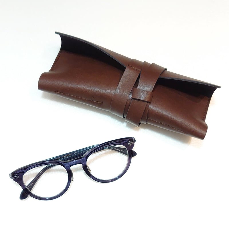 TAYLOR WITH RESPECT クロムエクセルレザー メガネケース TAYLOR WITH RESPECT】 メガネケース クロムエクセルレザー