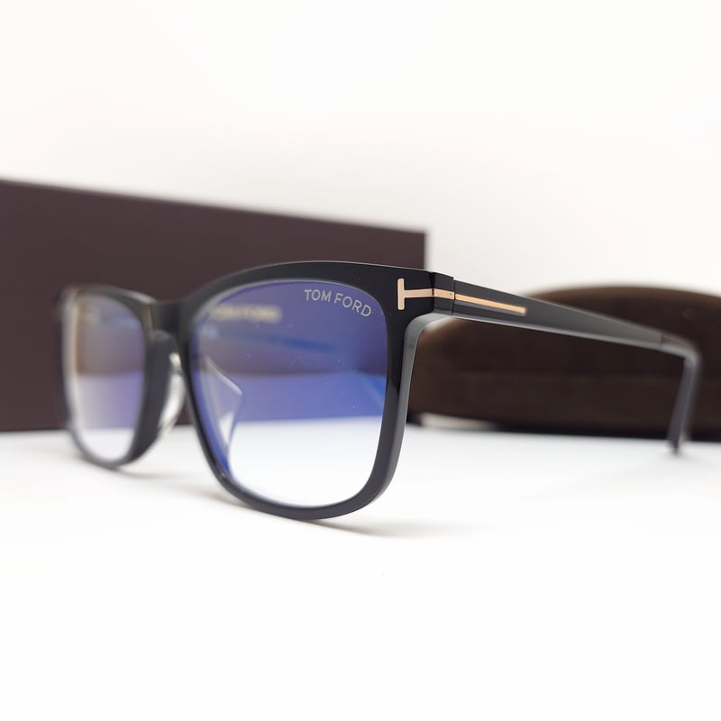 専用 TOM FORD サングラス TOM FORD トムフォード メガネ TF6038 F-B 001 ブラック 55サイズ