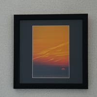 2L 額入り音景写真 『夕景』