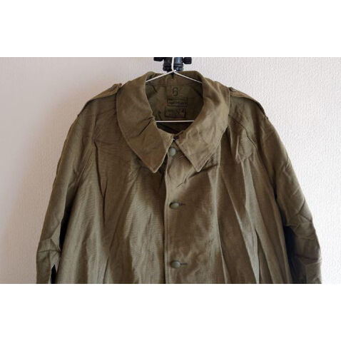 フランス軍 実物 モーターサイクルコート デッドストック 50's フランス軍モーターサイクルコート [Dead Stock］ - Fresh