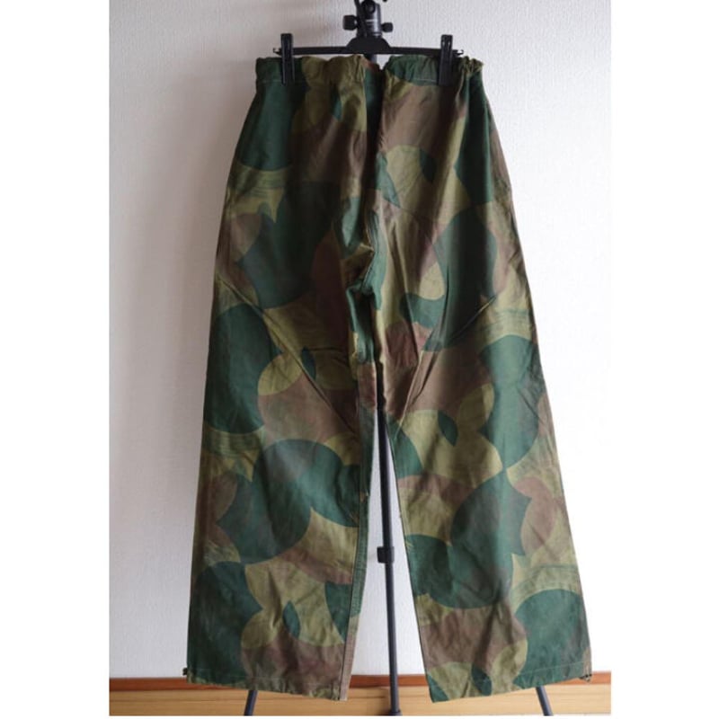 ベルギー軍ブラッシュストロークカモ最初期パンツ　極美品　サイズ3 DEADSTOCK】50's Belgian Army Brushstroke Camouflage Trousers