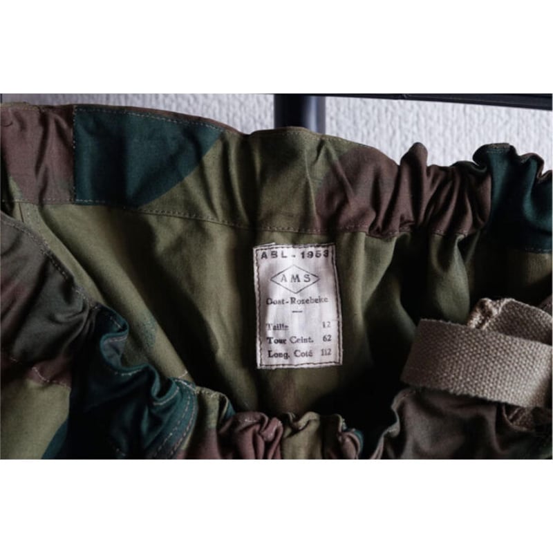 新商品】ベルギー軍 ブラッシュカモパンツ / Size 12 / デッドストック