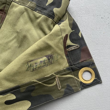 在庫少！【デッドストック】ルーマニア軍幕 リーフカモ