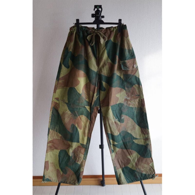 50s ベルギー軍 ブラッシュカモパンツ後期型 サイズ3 RAFサスペンダー付き 50s ベルギー軍 ブラッシュカモパンツ後期型 サイズ3 RAF