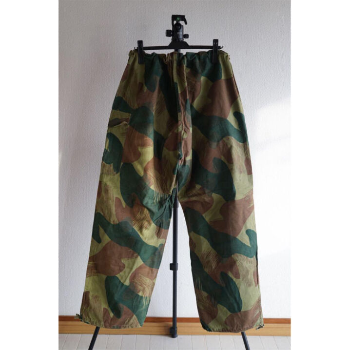 ベルギー軍　ブラッシュストロークカモパンツ　後期型　size5 USED】50's Belgian Army Brushstroke Camouflage Trousers 実物