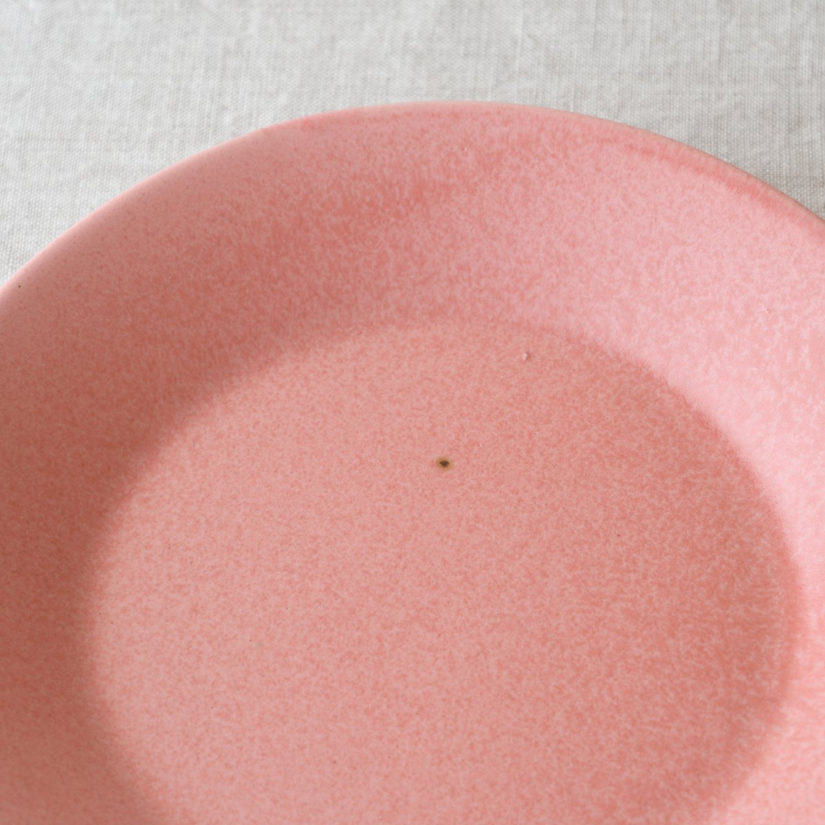 村上雄一：リムプレート(小) /BM-10桃色 | 市之倉さかづき美術館