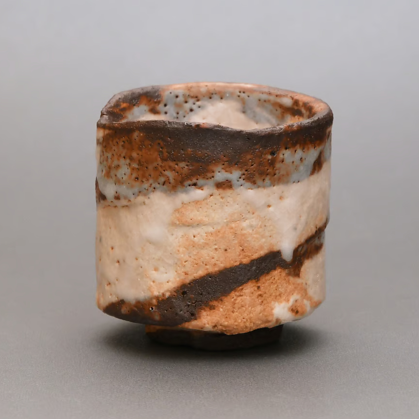 鈴木伸治 志野湯呑 鈴木伸治：志野茶碗 Shinji Suzuki : Tea bowl