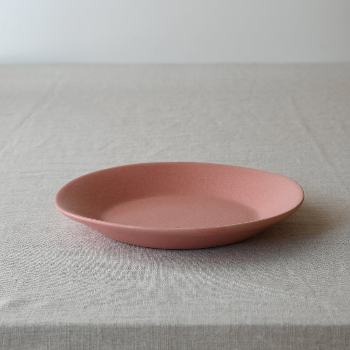 村上雄一：リムプレート(小) /BM-10桃色 | 市之倉さかづき美術館