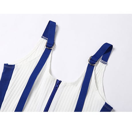 Zipper Buckle Up ボディスーツ