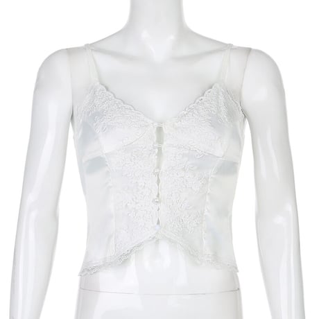 Lace Button down Top