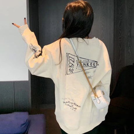 NY Yankees Print スエット