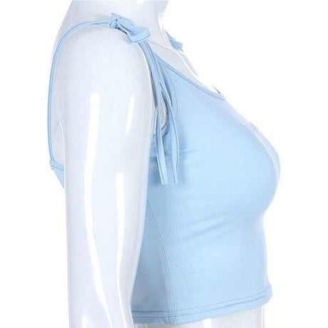 Baby Blue ホルター キャミ