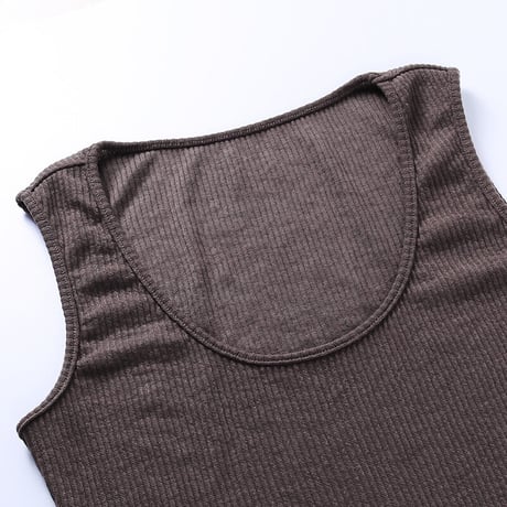 2色 Knit カッティング Long Dress One-piece