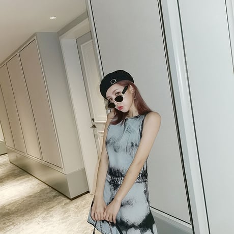 Tie-Dye Denim All-in-One サロペット