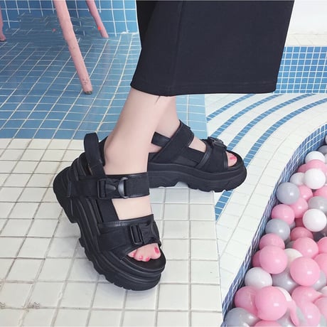2色 Platform サンダル
