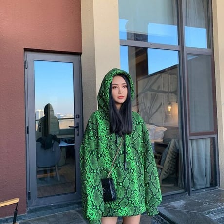 Green Python Hoodie パーカー