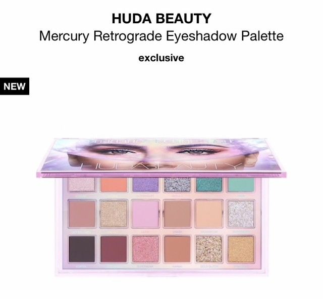 日本未入荷】HUDA BEAUTY アイシャドウ Mercury Retrograde【海外