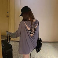 2色 背中見せ Cut out サマーパーカー