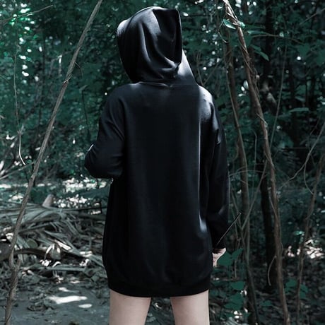 Graphic Print Hoodie パーカー