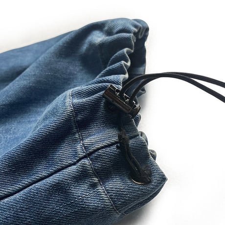 Patch work Zipper デニムパンツ